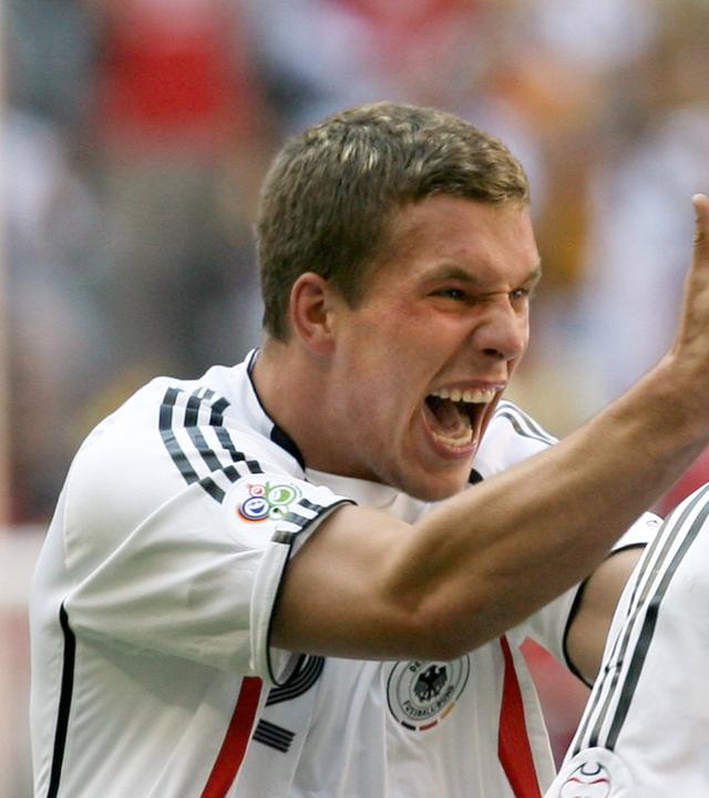 Podolski und Klose bei der WM 2006