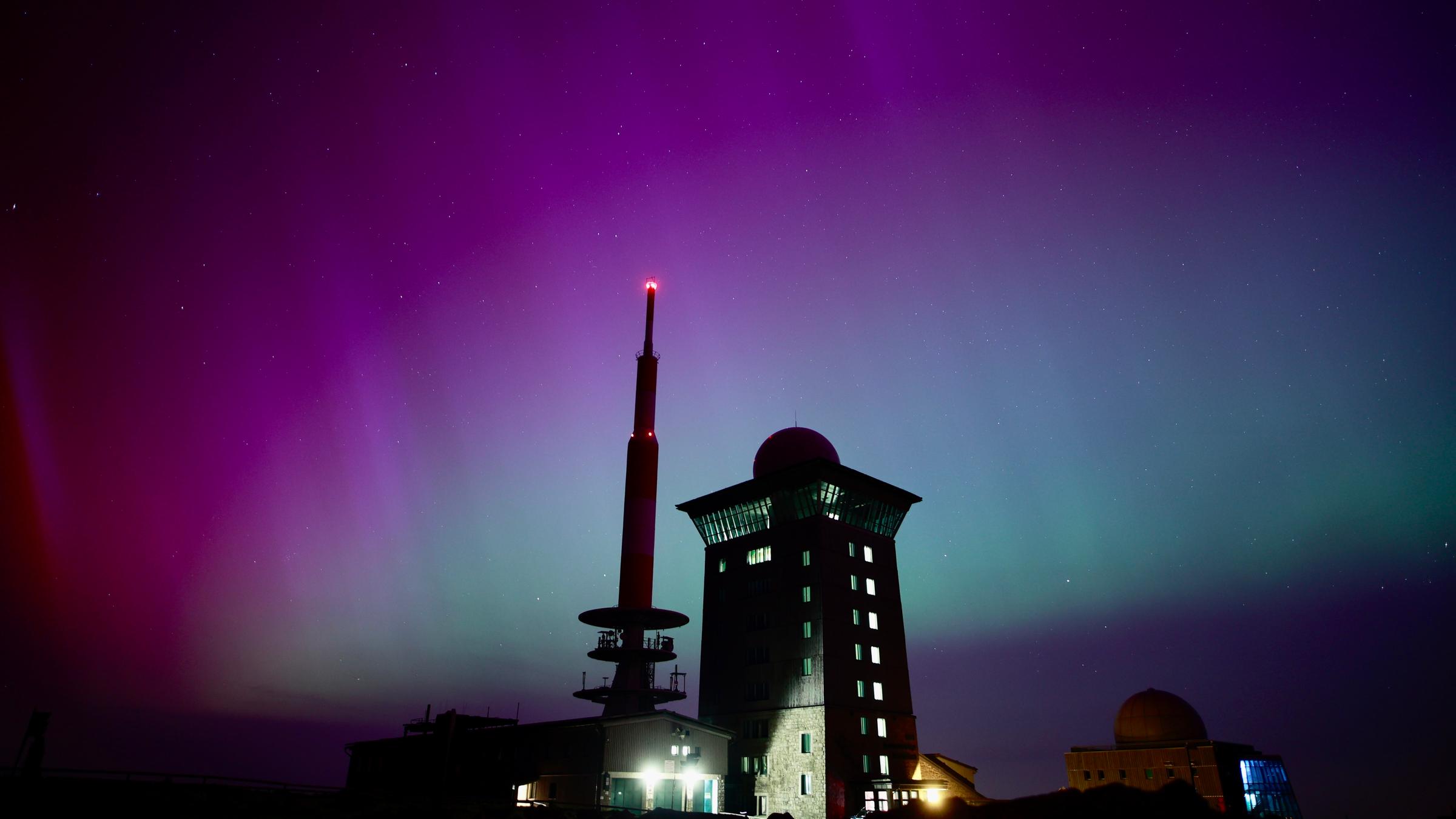Polarlichter über Deutschland
