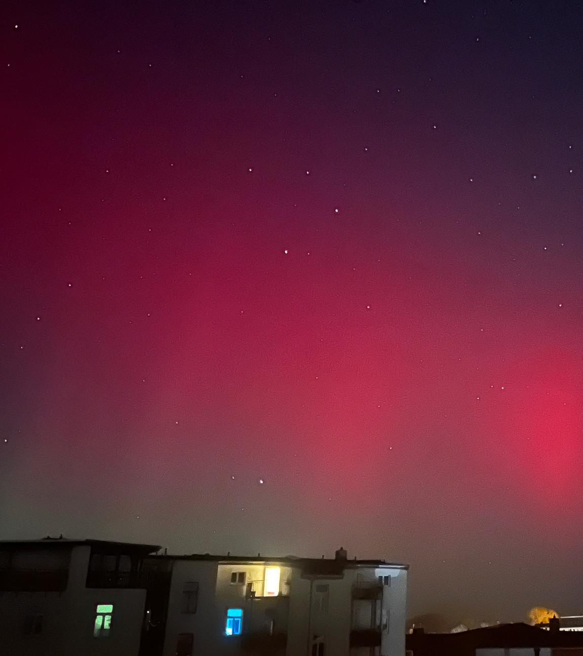 Polarlichter über Schwerin