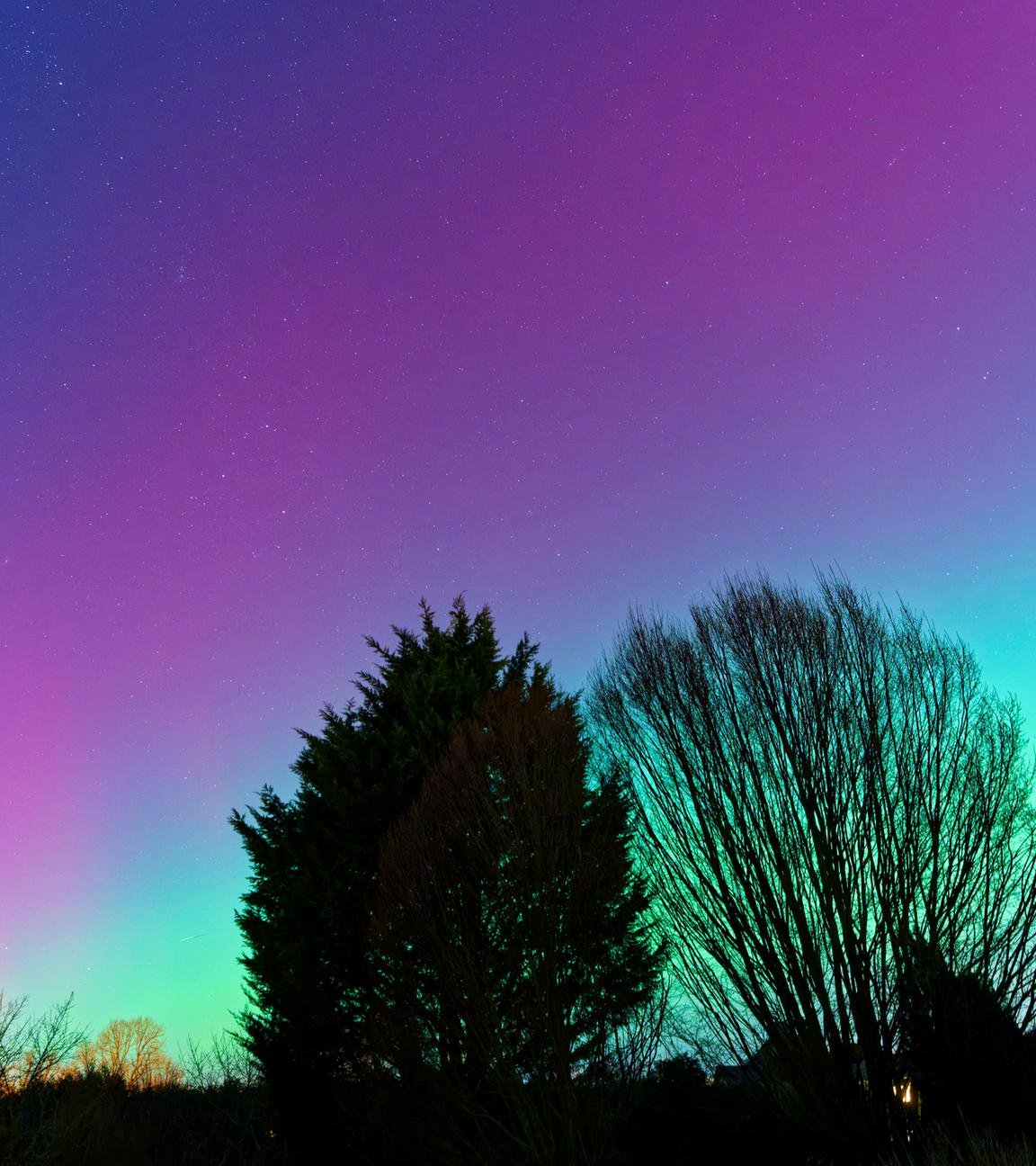 Polarlichter über Hannover