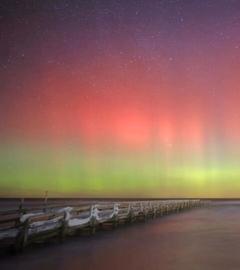 Polarlichter über Norddeutschland