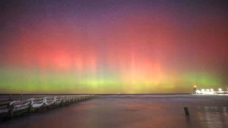 Polarlichter über Norddeutschland