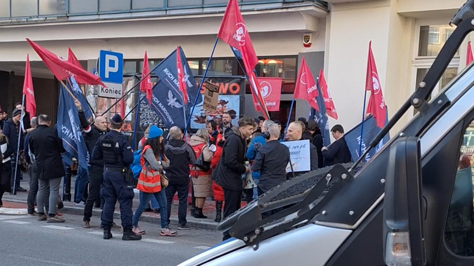 Polen, Abtreibungsberatung, draussen