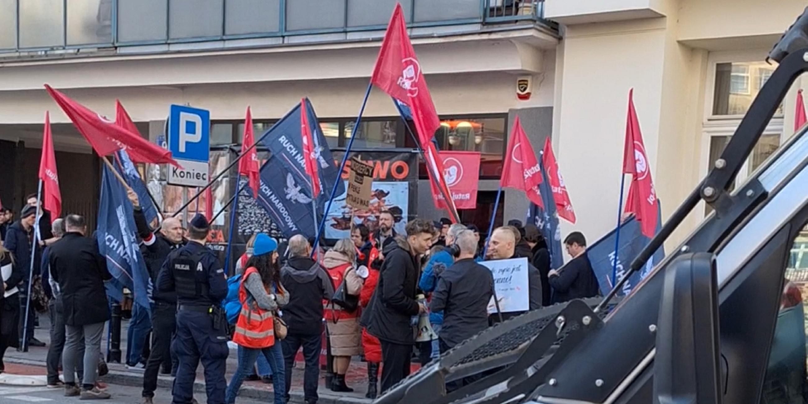 Polen, Abtreibungsberatung, draussen