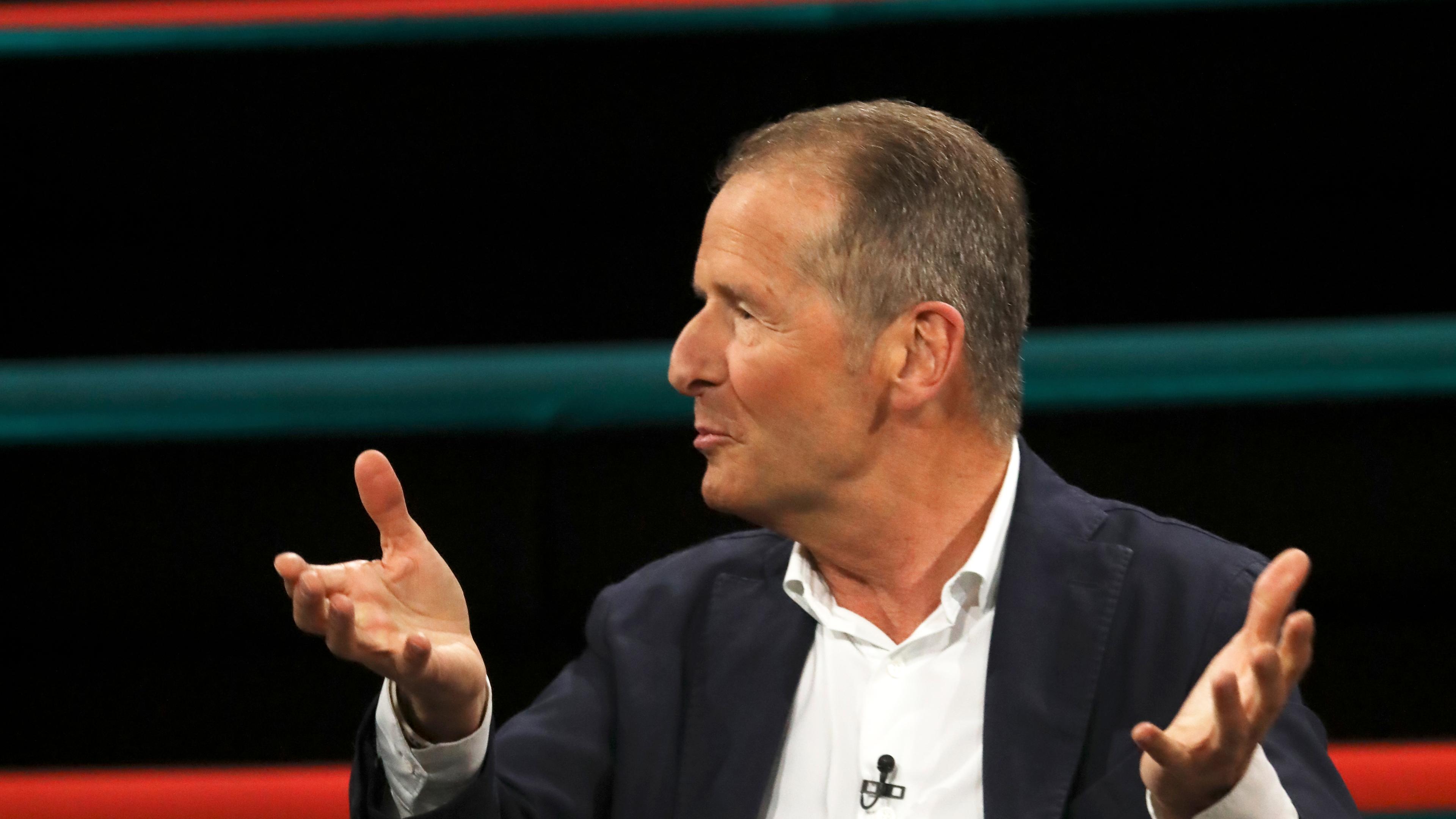 Herbert Diess, ehemaliger Vorstandschef von Volkswagen, ist zu Gast bei Markus Lanz. 