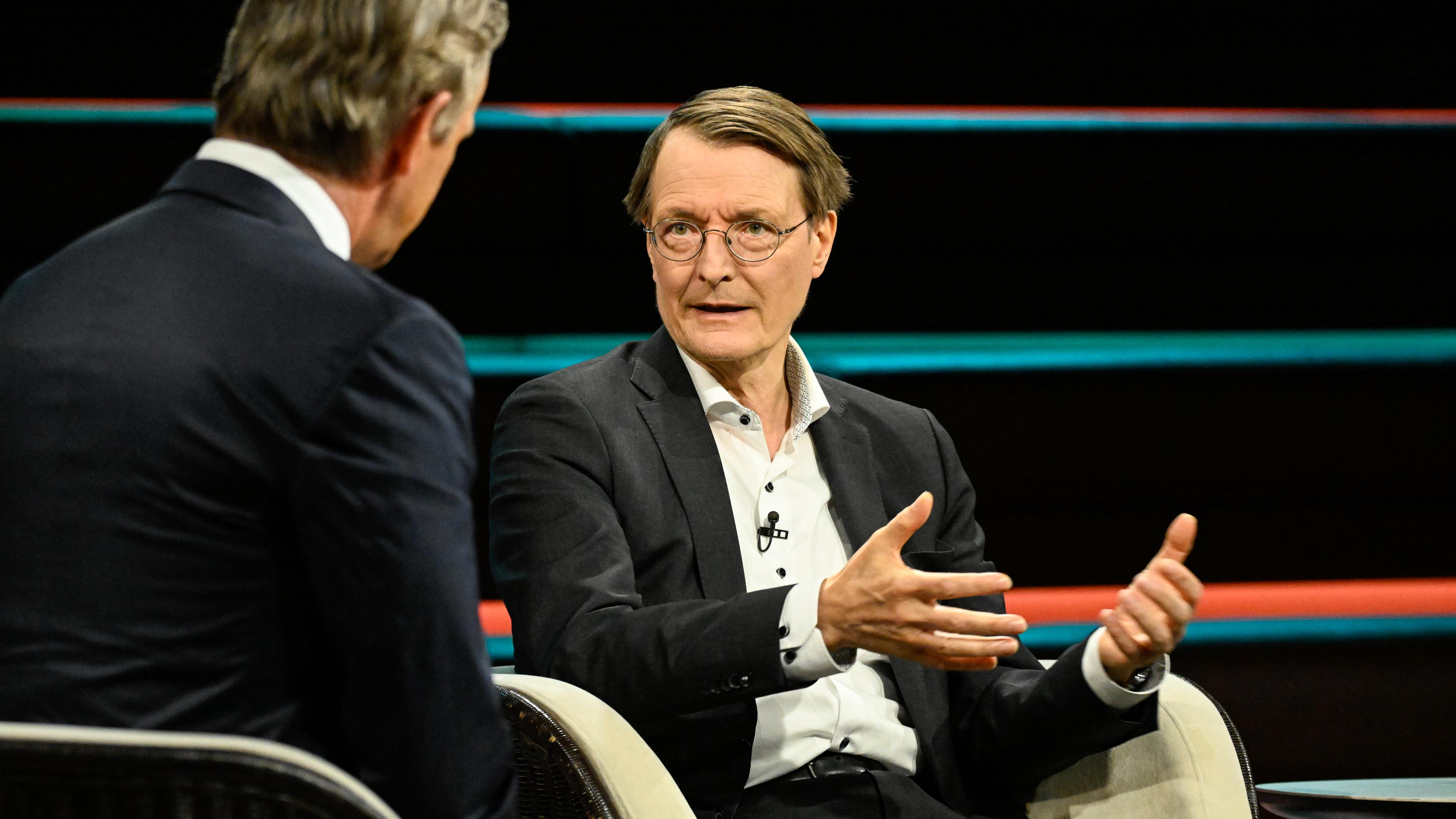Ex-Gesundheitsminister Lauterbach zu Gast bei "Markus Lanz".