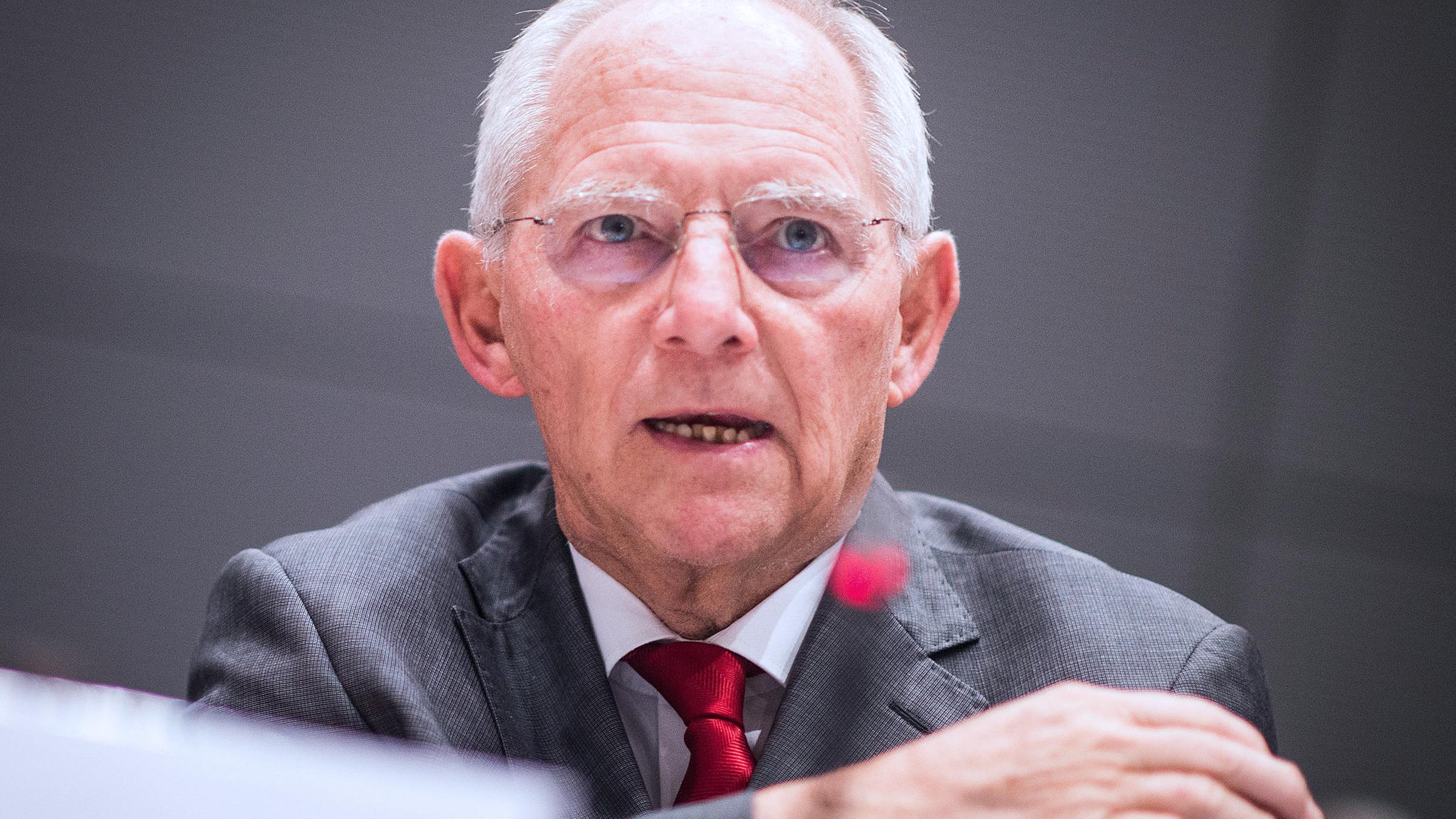 Archiv: Wolfgang Schäuble (CDU)