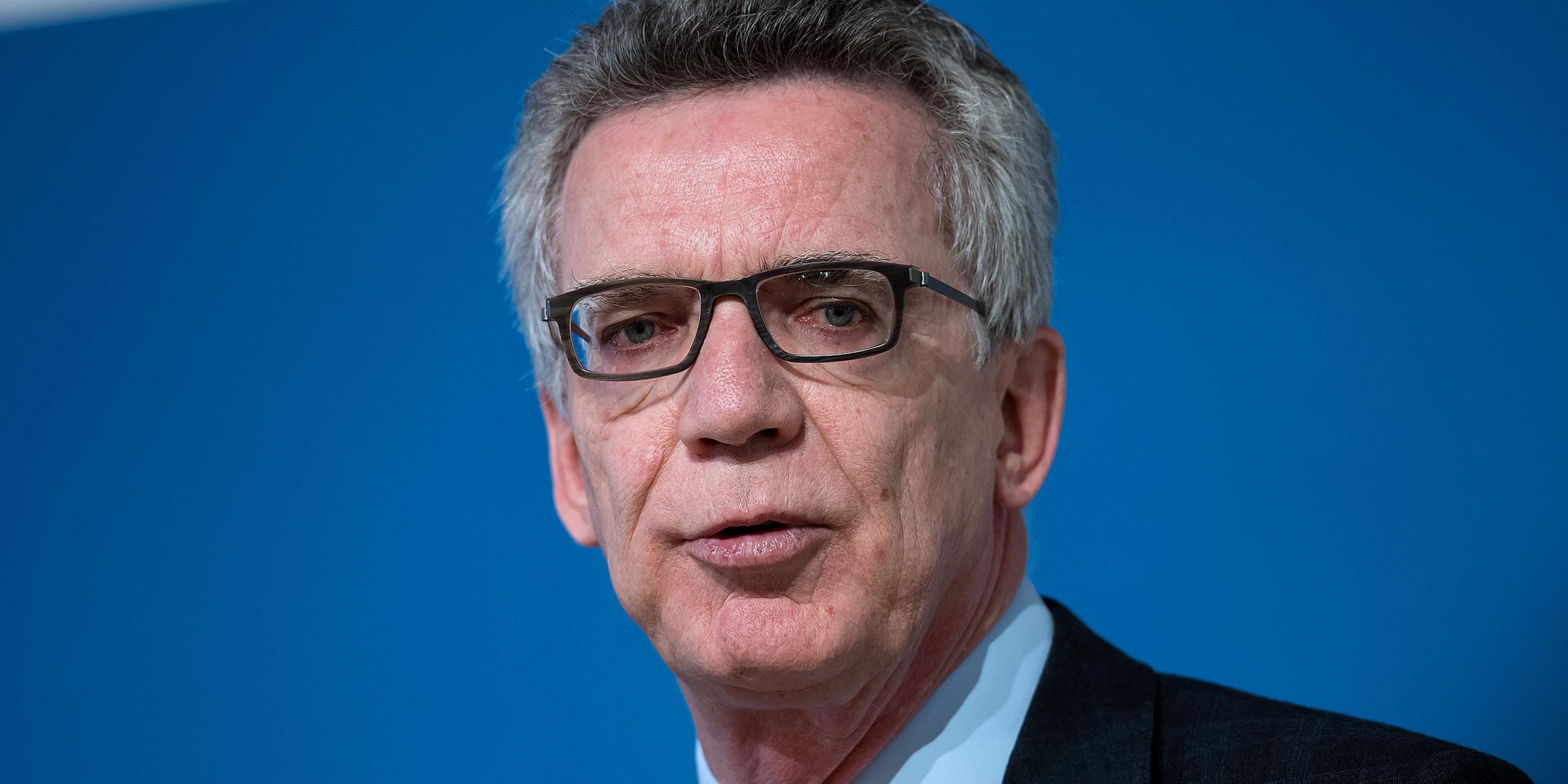 Archiv: Thomas de Maizière (CDU) 