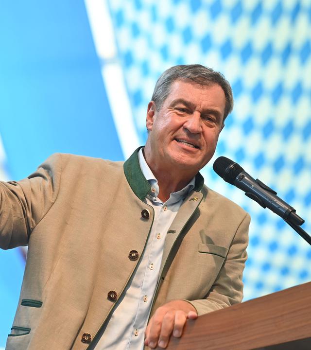 Politischer Gillamoos in Abensberg, Rede von Markus Söder