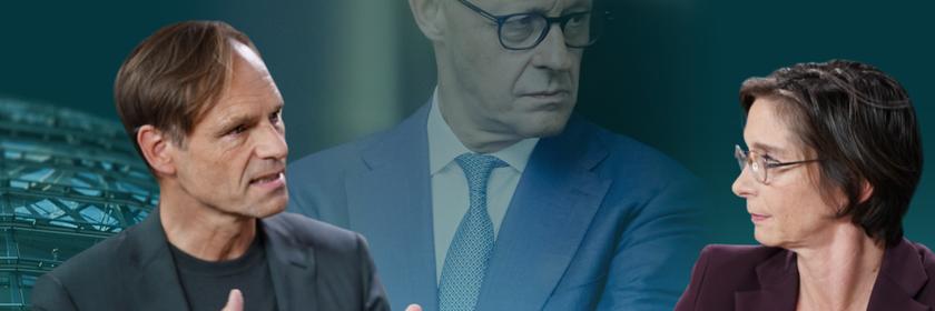 Das ZDF-Studioleiterteam Diana Zimmermann und Wulf Schmiese analysieren die Gerüchte um einen möglichen Kanzlertausch