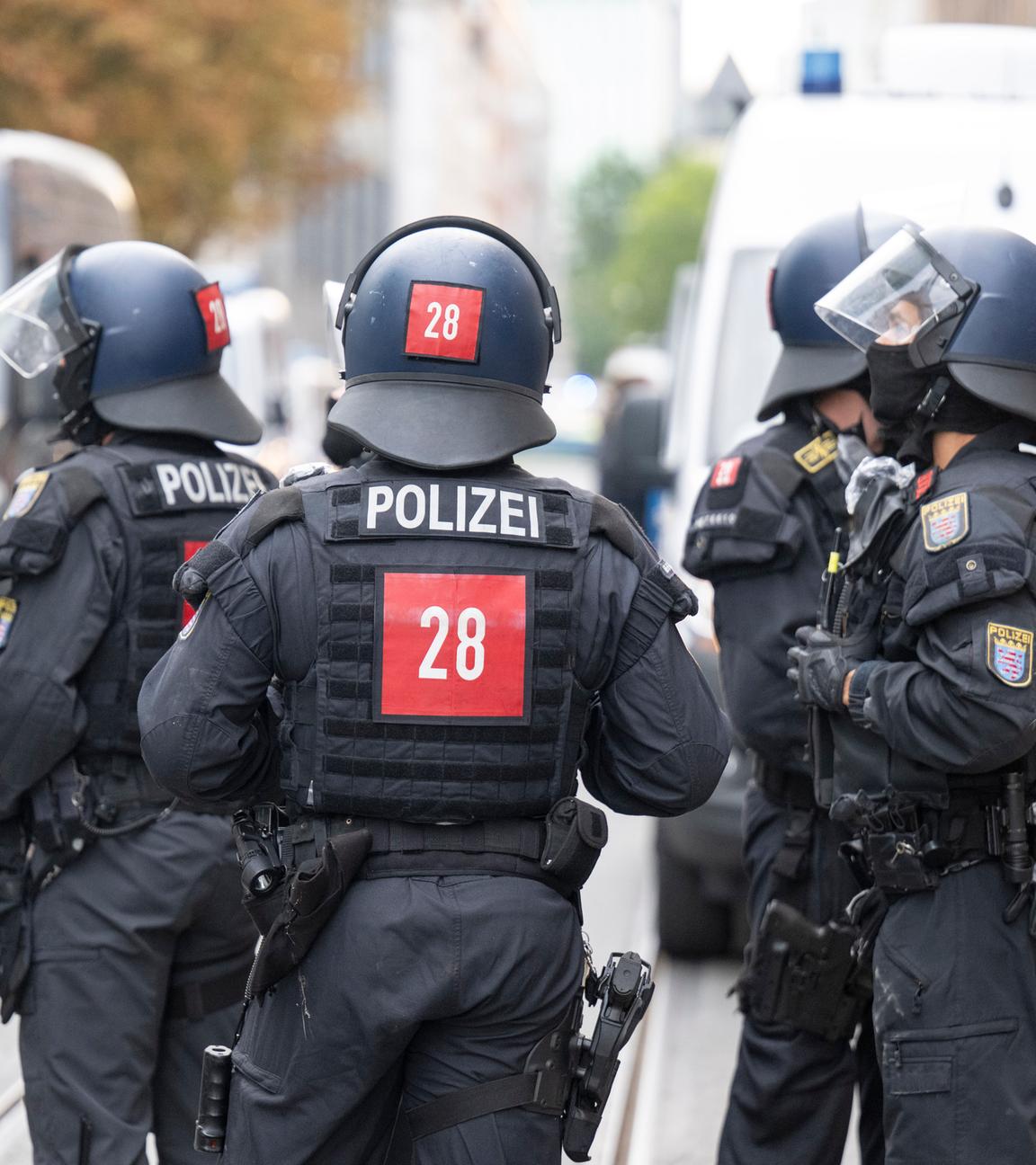 Polizei in Frankfurt