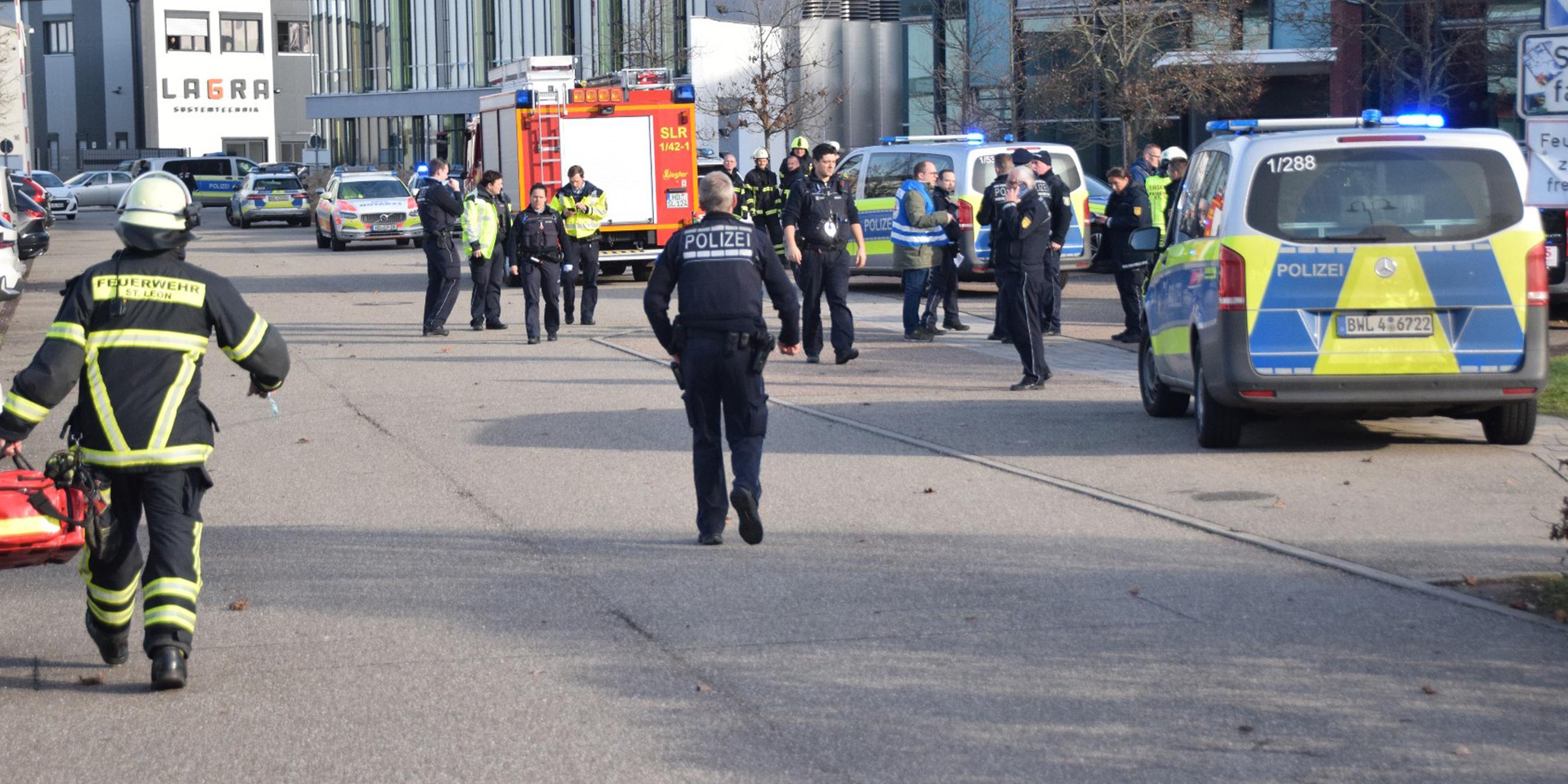 Polizeieinsatz in Schule in St. Leon-Rot
