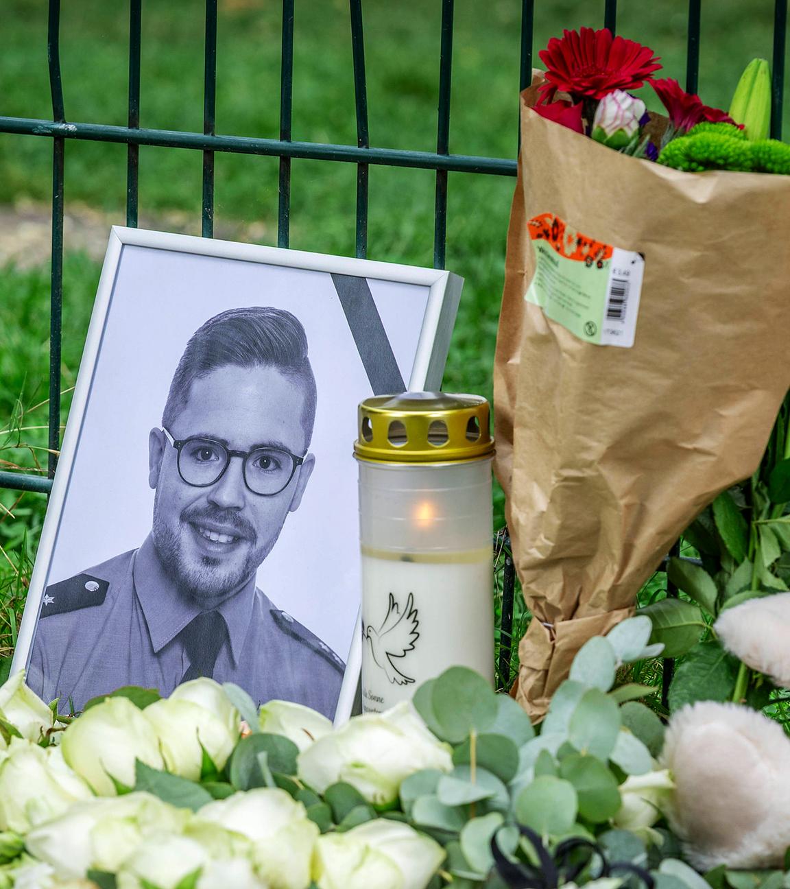 Trauer nach Tötung von Polizist in Völklingen