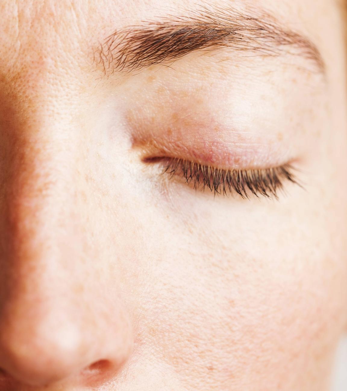 Geschlossenes Auge