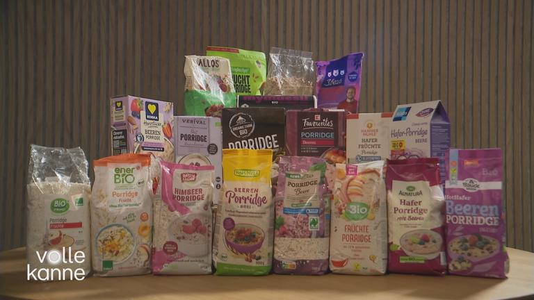 Porridge-Mischungen verschiedener Marken