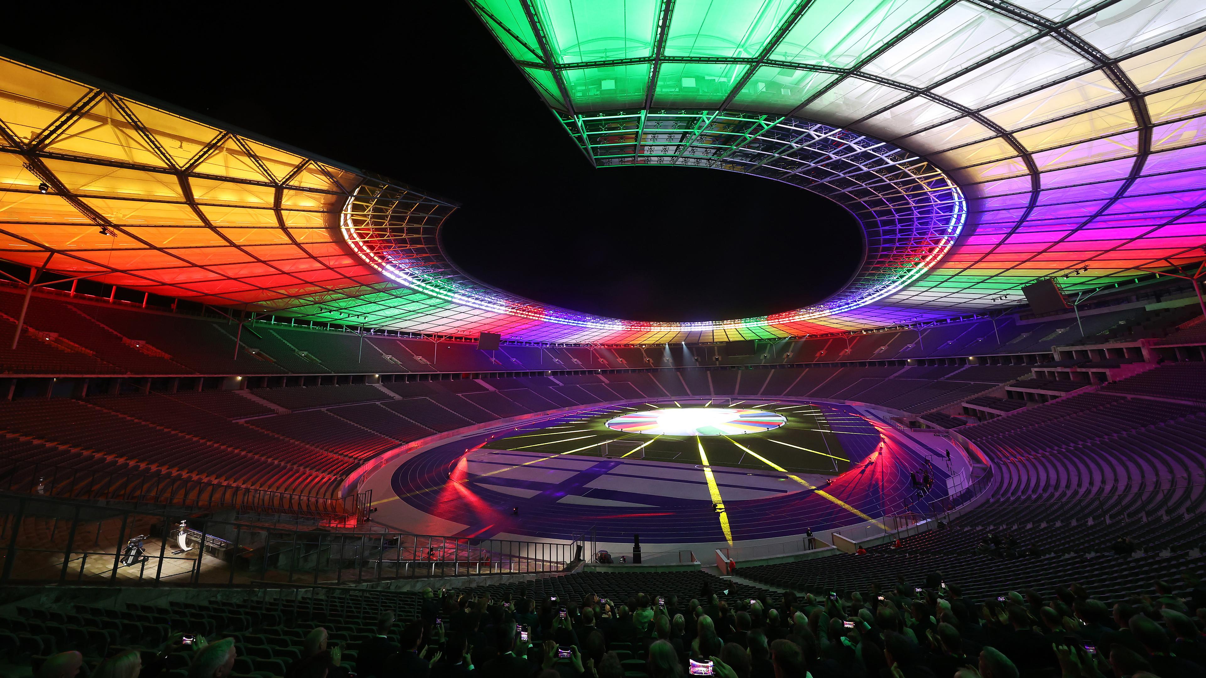 Präsentation des Logos für die Fußball-EM 2024