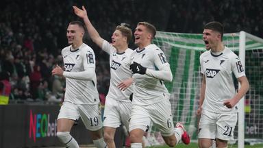 Hoffenheim schlägt Bremen auch in Unterzahl