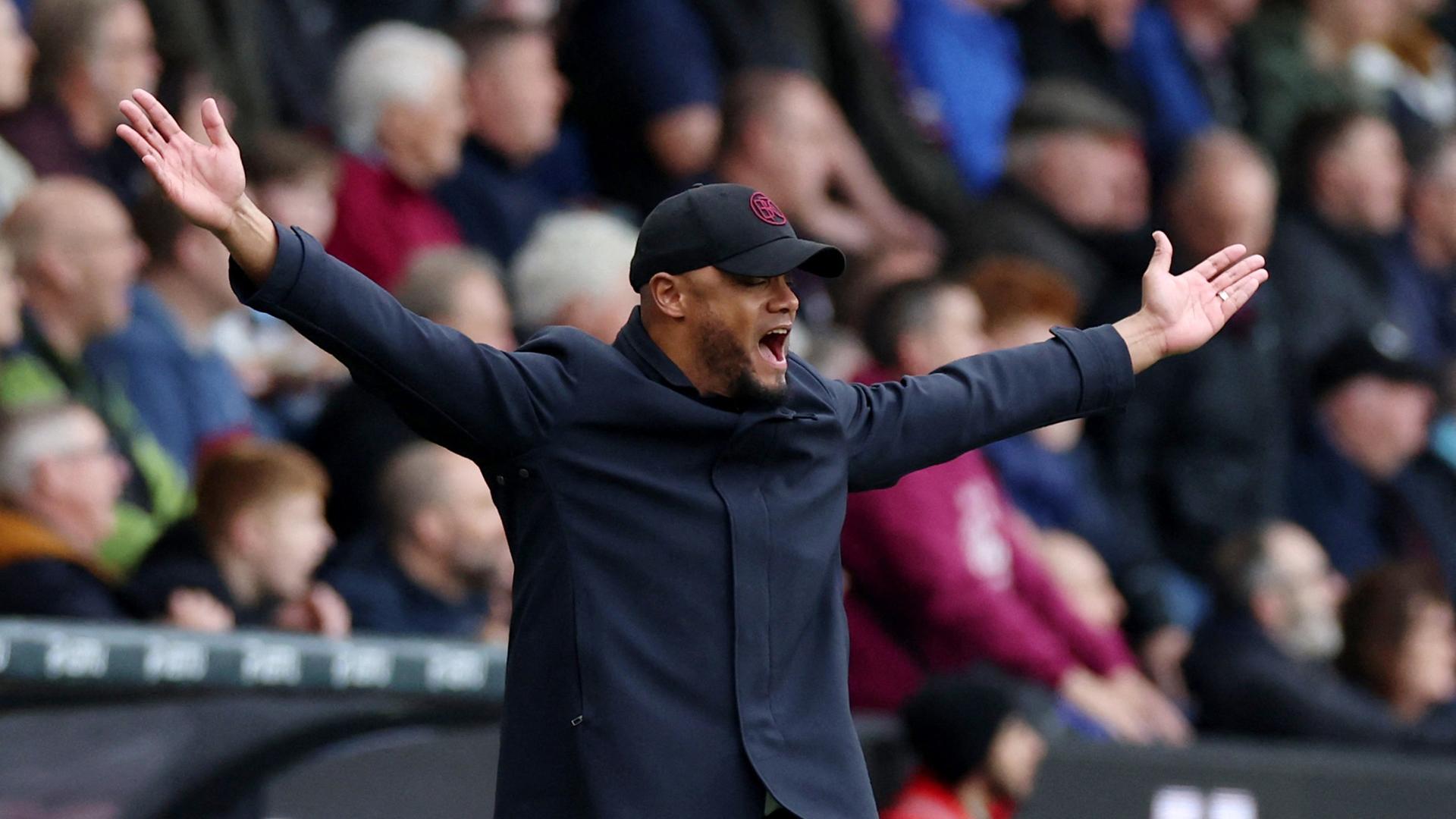 Burnley Manager, Vincent Kompany