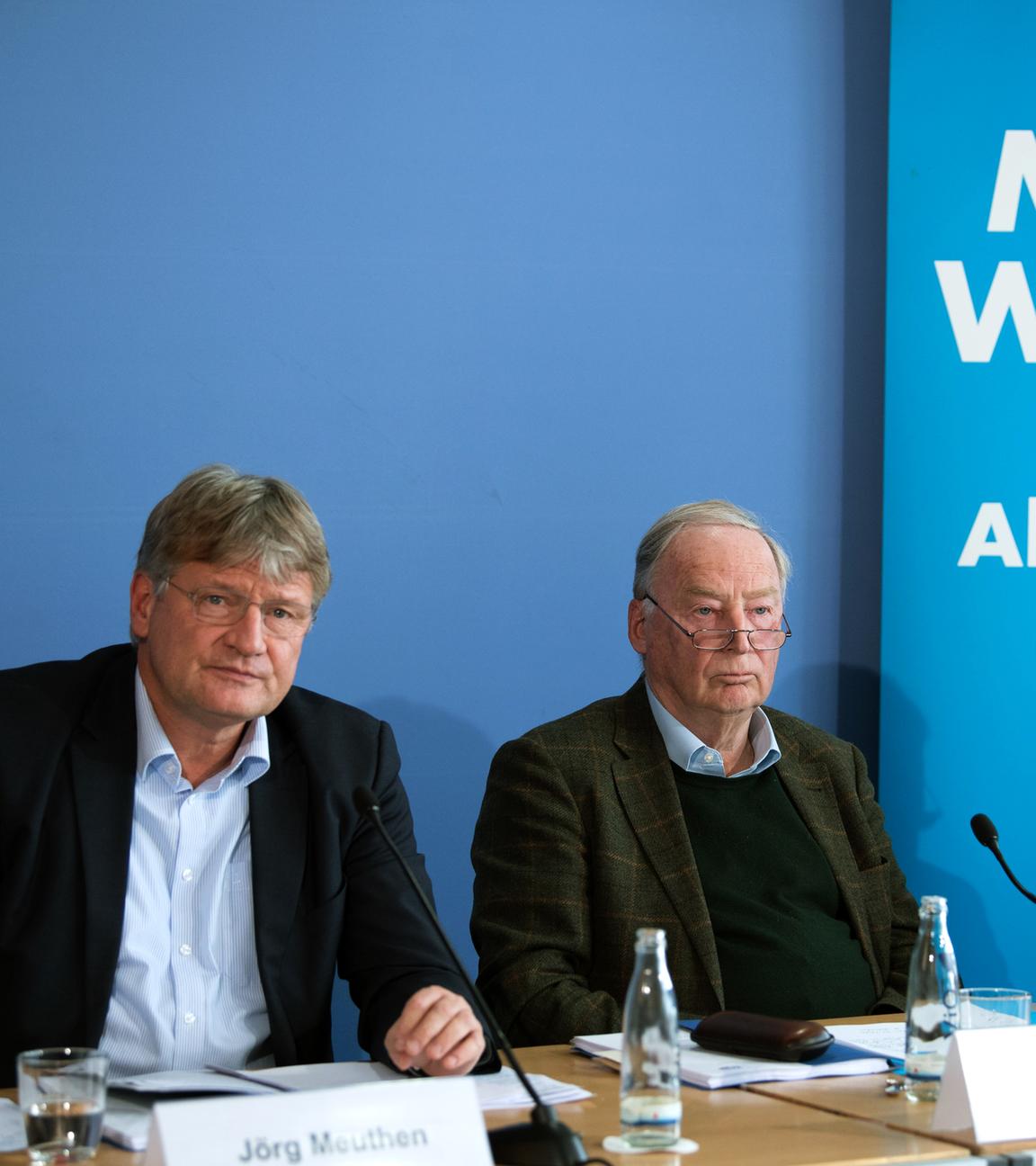 Jörg Meuthen, Alexander Gauland und Roland Hartwig