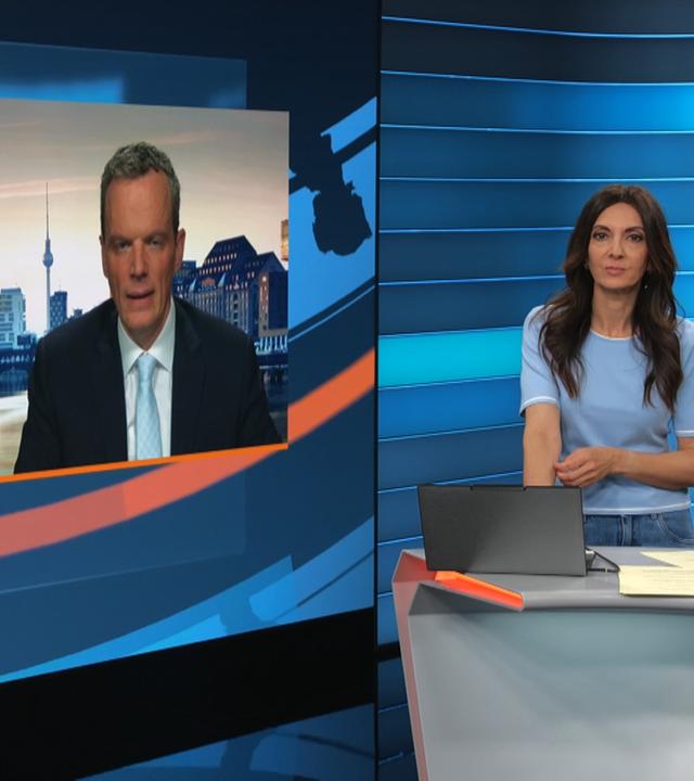ZDF-Korrespondenten Rzepka und Neuhann in der Doppelschalte neben Moderatorin Jessica Zahedi