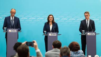 CDU Pressekonferenz nach der Präsidiumssitzung im Konrad Adenauer Haus in Berlin