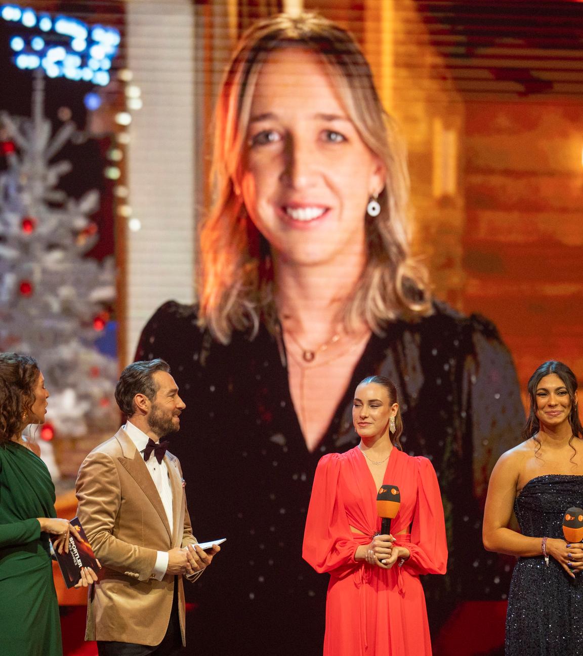 Franziska Preuß zugeschaltet bei der Gala Sportler des Jahres 2025
