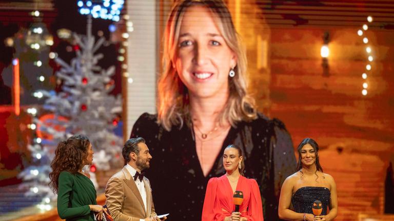 Franziska Preuß zugeschaltet bei der Gala Sportler des Jahres 2025