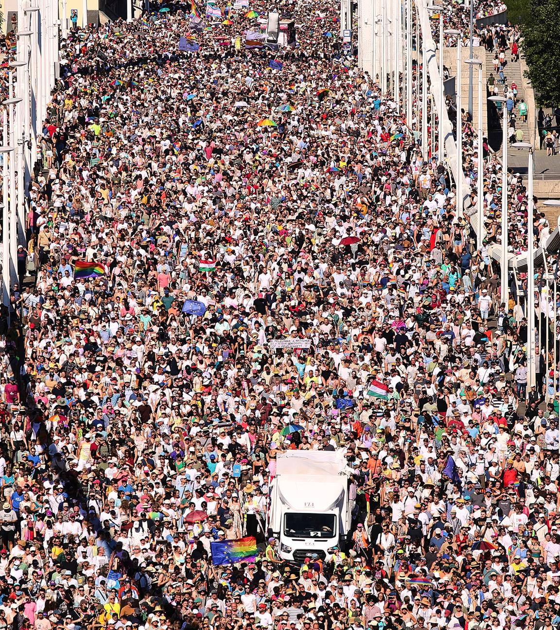 Pride-Marsch in Budapest, Ungarn