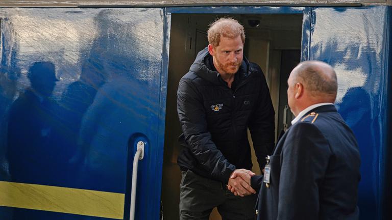 Prinz Harry in Kiew (Urkaine) am 12.09.2025