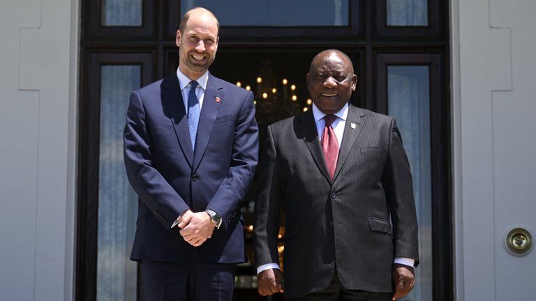 Prinz William in Kappstadt