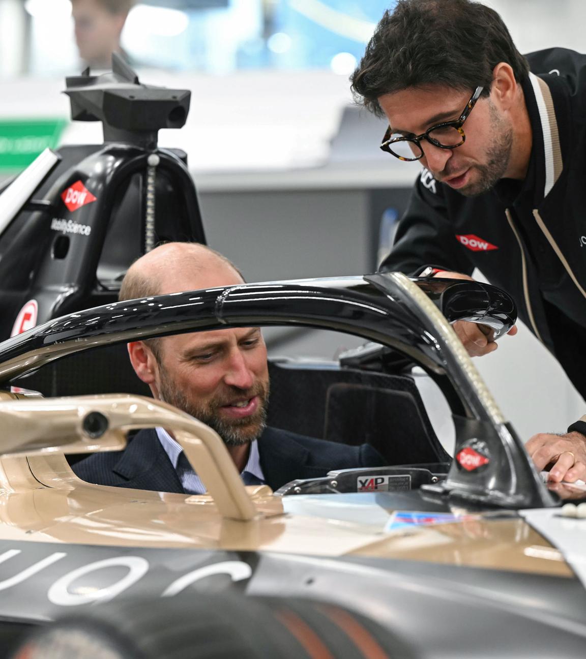 Prinz William testet Formel-E-Boliden