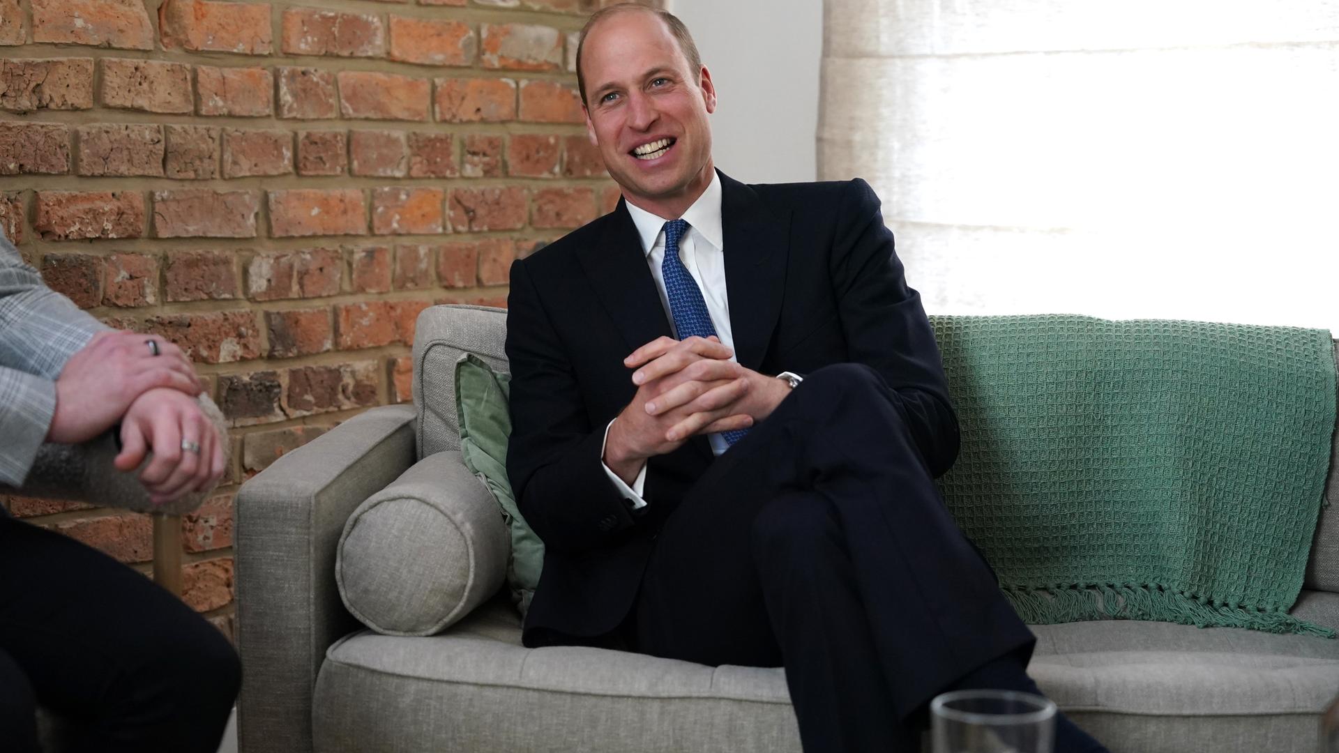 Prinz William besucht "James' Place" in Newcastle