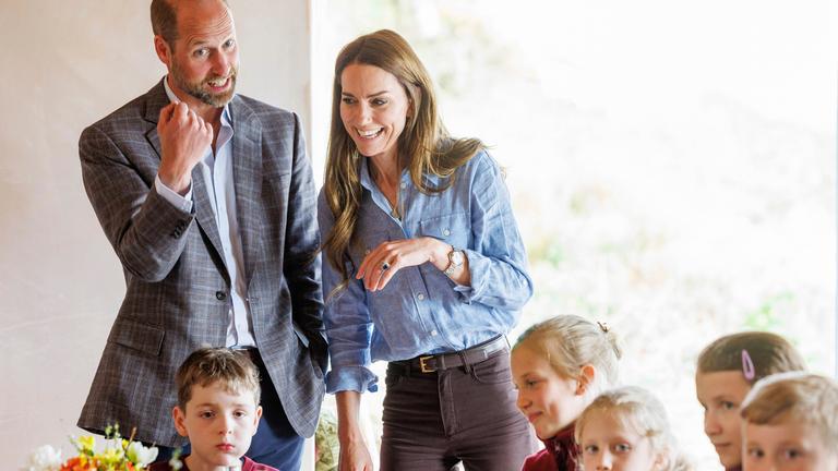 William und Kate feiern