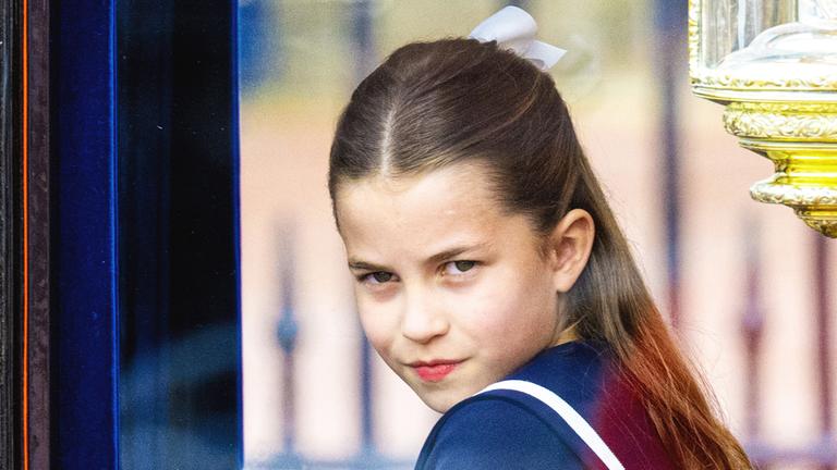 Prinzessin Charlotte in einer Kutsche