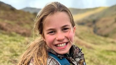 Prinzessin Charlotte in der freien Natur