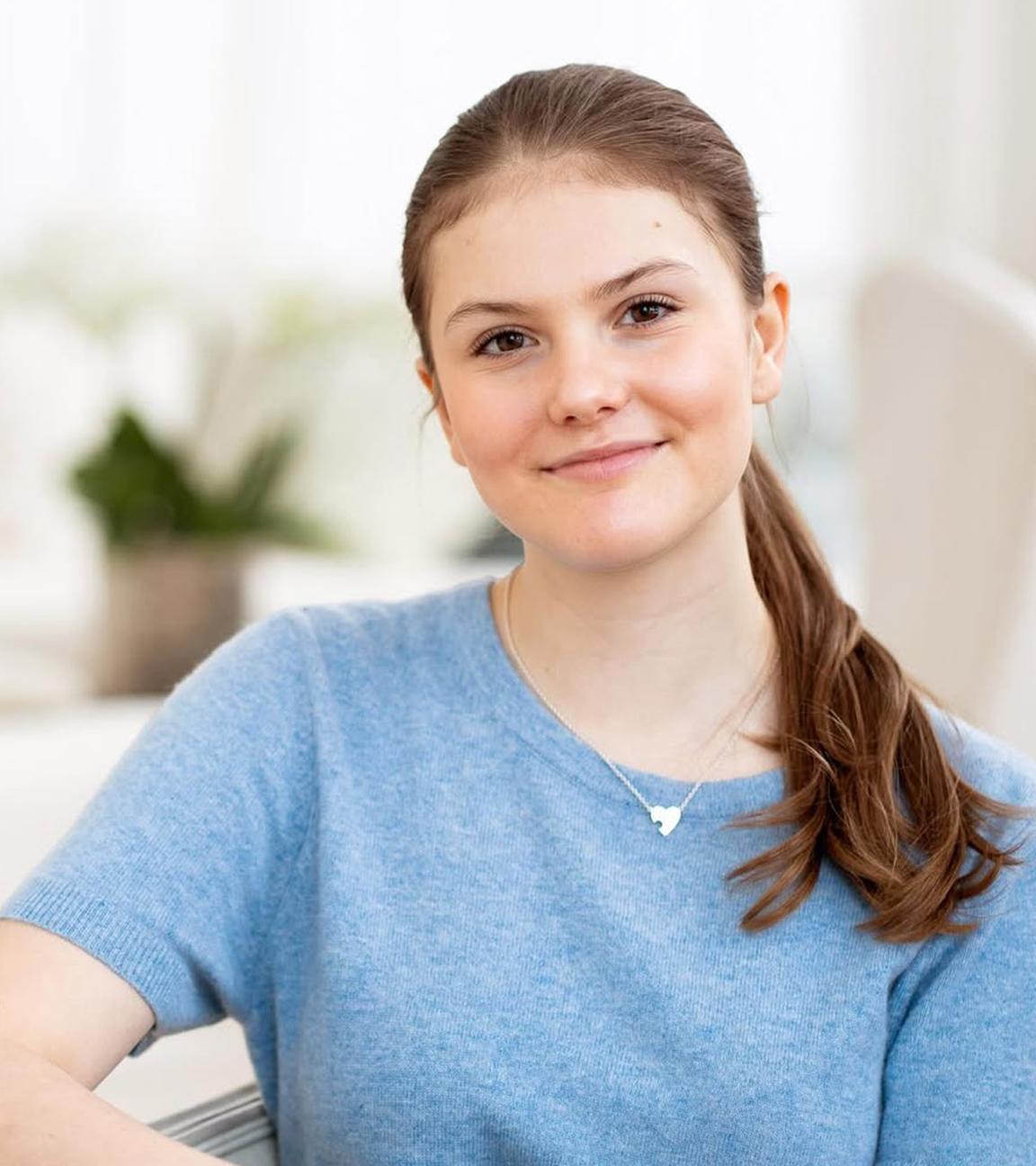 Die schwedische Prinzessin Estelle. 