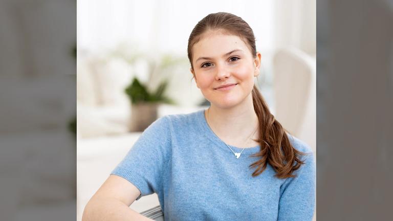 Die schwedische Prinzessin Estelle. 