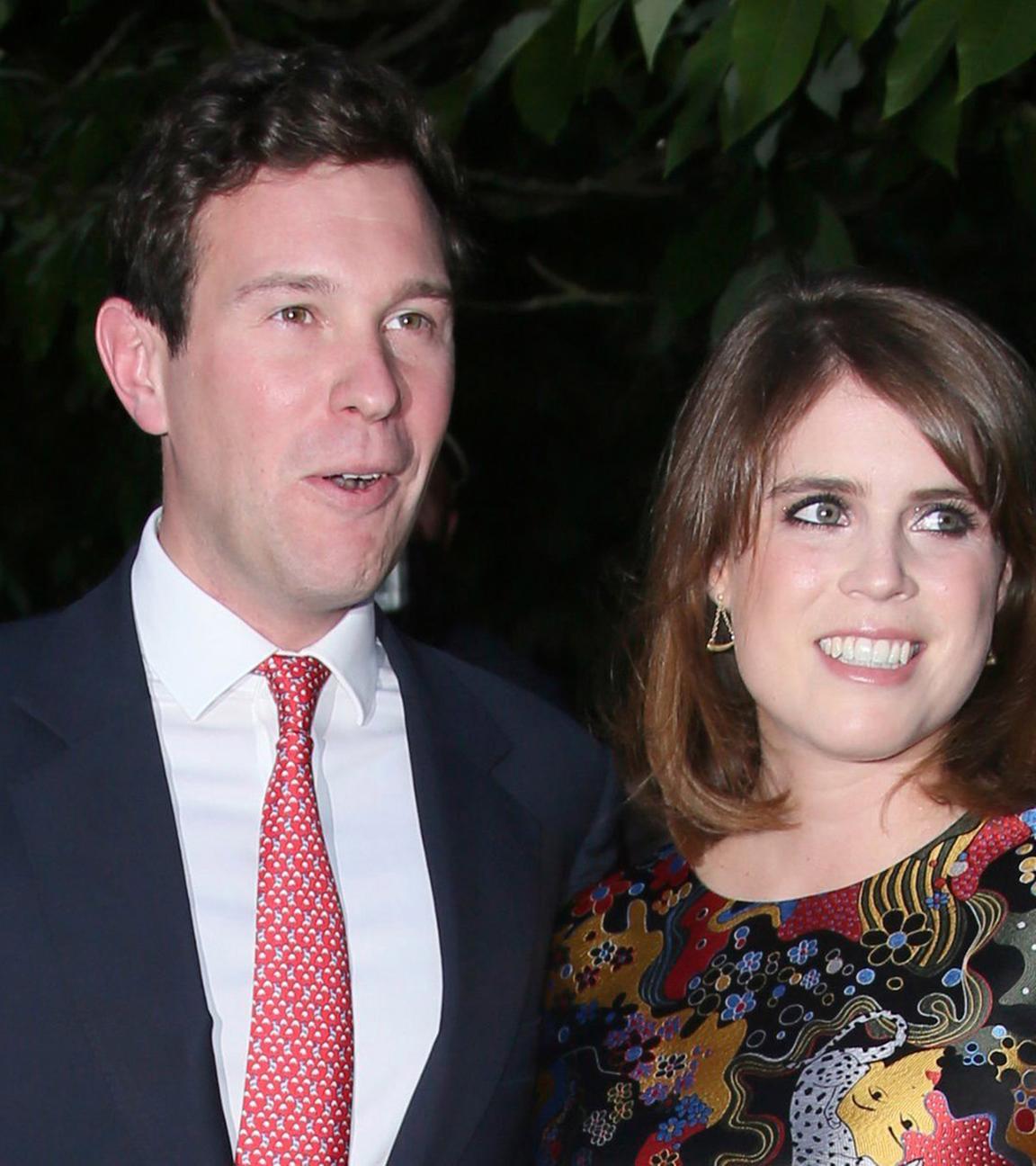 Prinzessin Eugenie von York mit Ehemann Jack Brooksbank bei einer öffentlichen Veranstaltung.