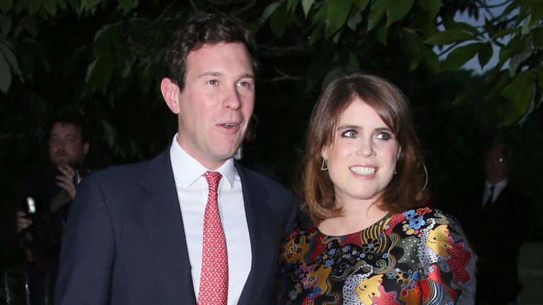 Prinzessin Eugenie von York mit Ehemann Jack Brooksbank bei einer öffentlichen Veranstaltung.