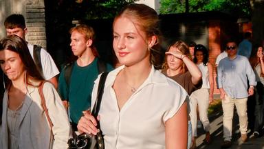 Kronprinzessin Leonor von Spanien trifft am 7. September 2026 an der Universität Carlos III in Madrid, Spanien, ein.