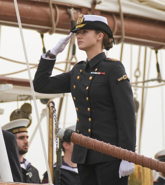 Prinzessin Leonor von Spanien auf Schulschiff