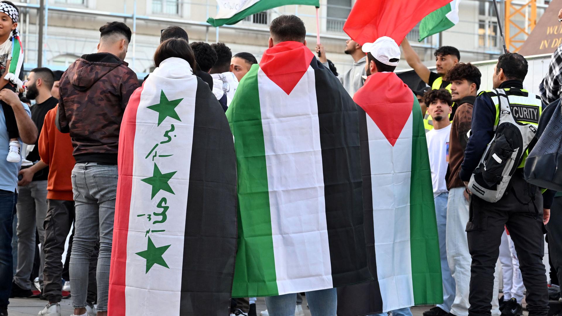 Pro-palästinensische Demo in Karlsruhe