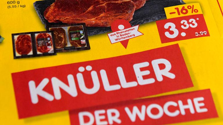 Prospekt eines Lebensmittelsgeschäftes