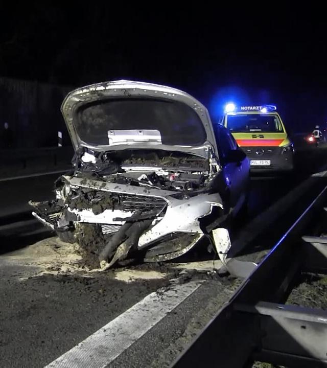 Verkehrsunfall durch Bauernprotest
