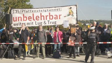Protest gegen Pfaffensteigtunnel