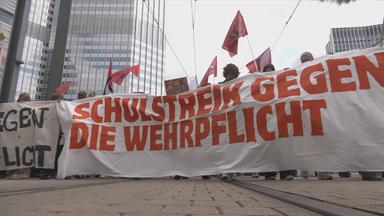 Streik gegen Wehrpflicht