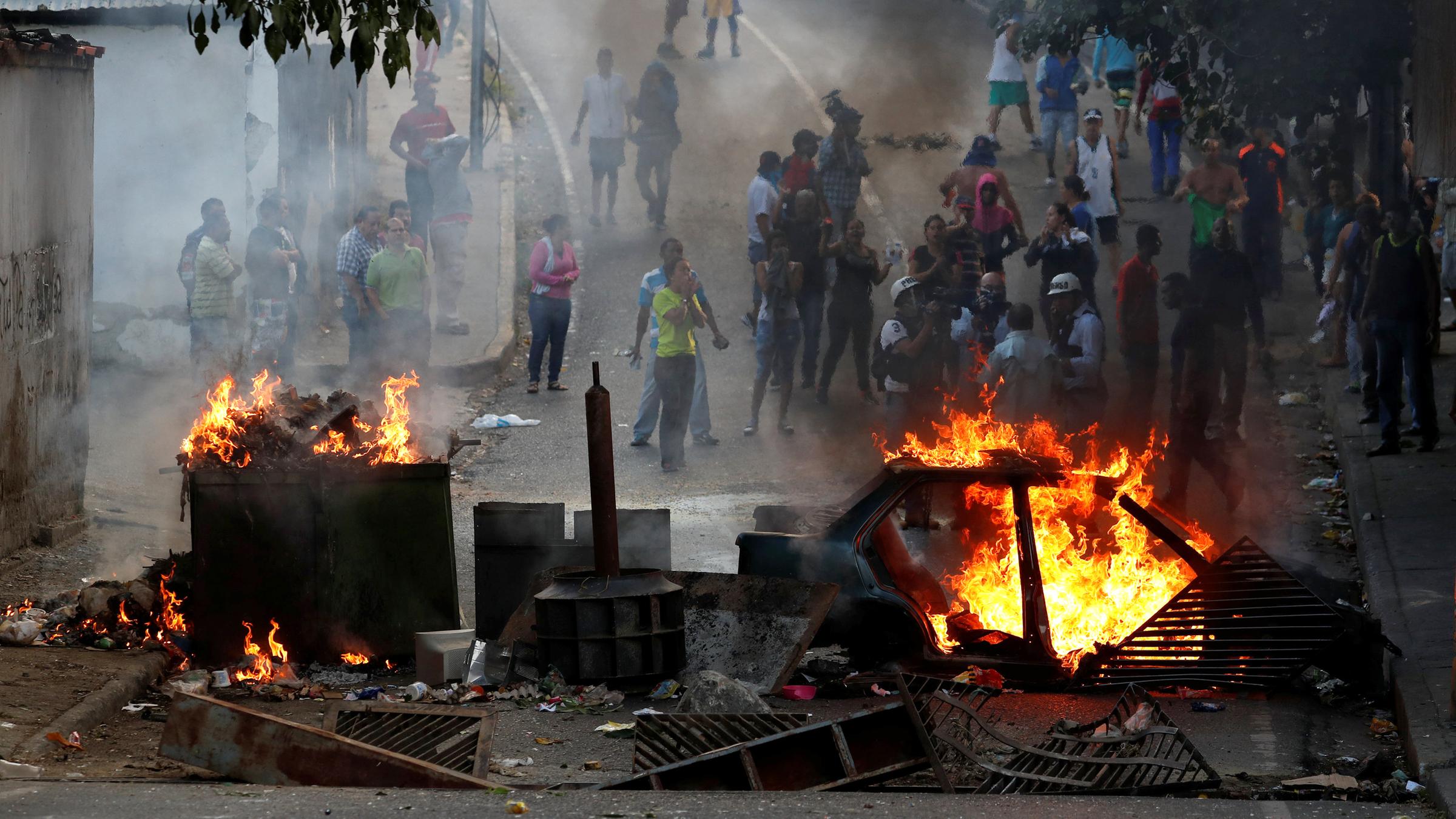 Proteste in Caracas, Venezuela