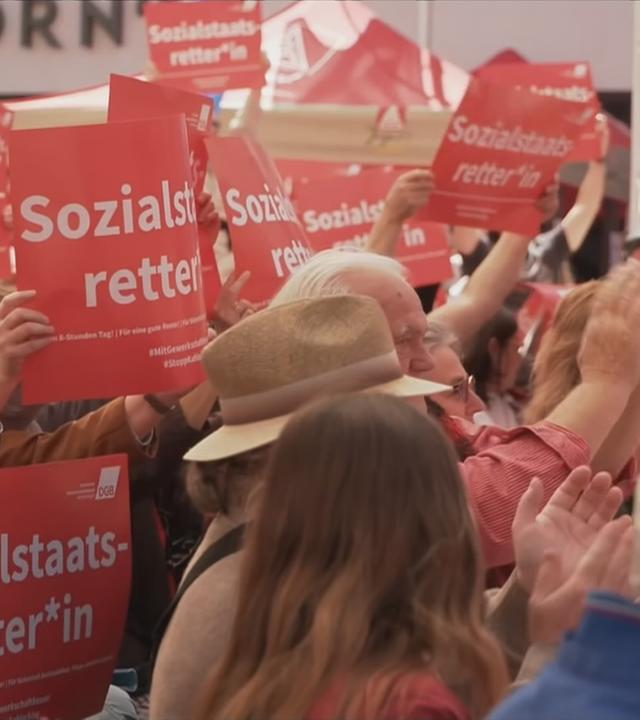 DGB Proteste gegen Sozialreformen