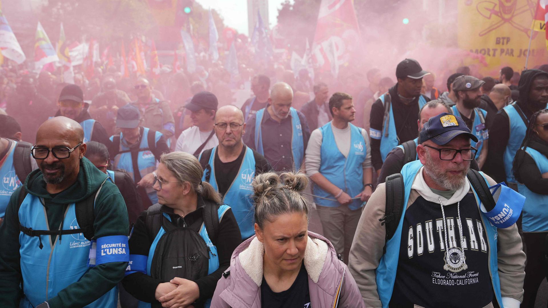 Proteste in Paris am 2. Oktober 2025