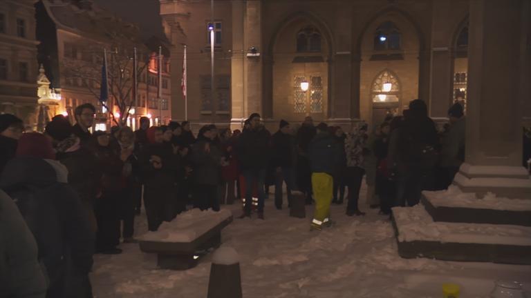 Proteste gegen Martin Sellner